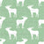 Moose Silhouettes on Fresh Green Crosshatch Image
