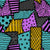 Sally Inspired Ragdoll Patchwork Turquoise Yellow Purple Image