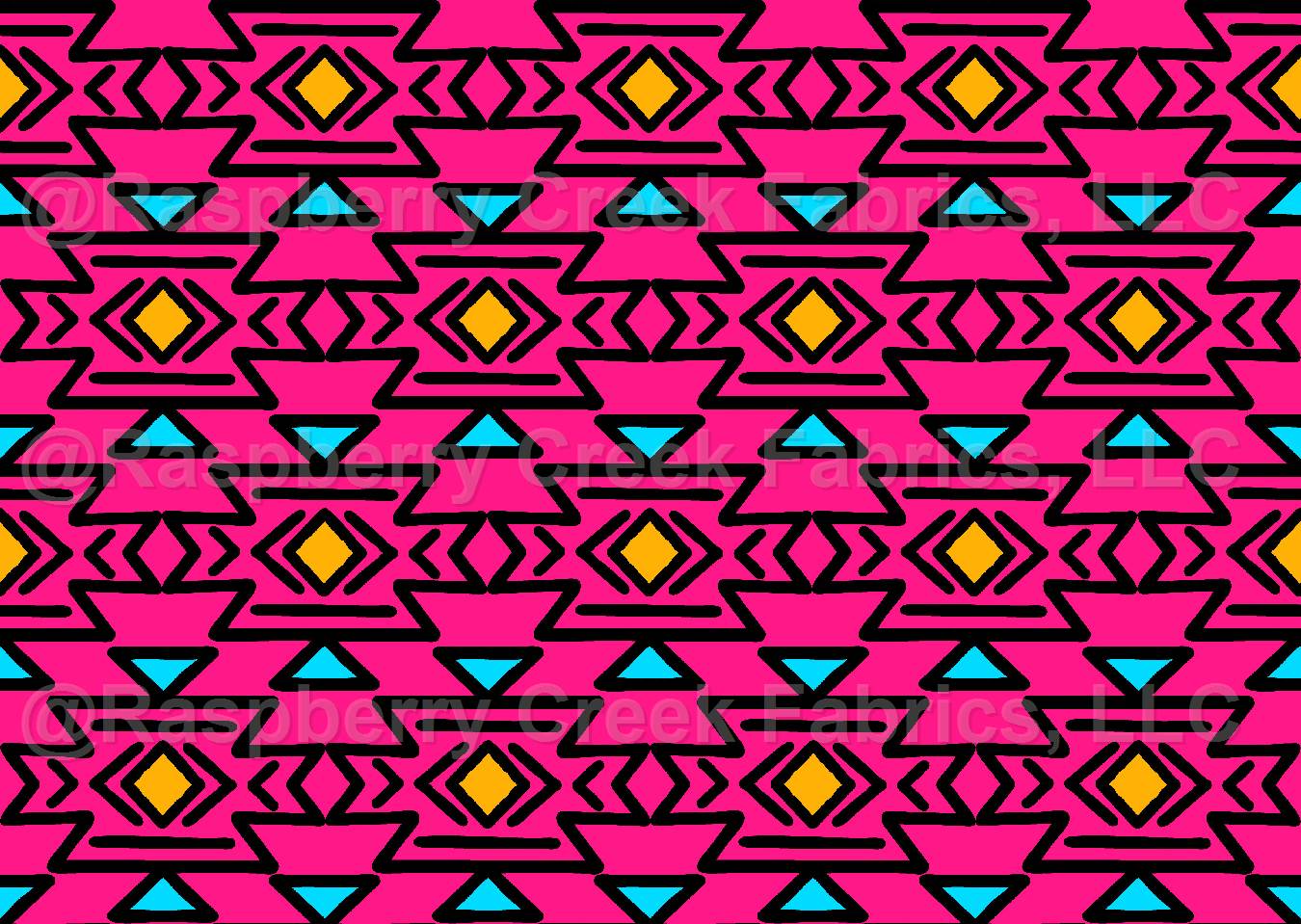 Abstract Pink, Neon Moon Collection by Krystal Winn Design