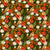 Cozy Autumn Blooms and Birds on Forest Green Image