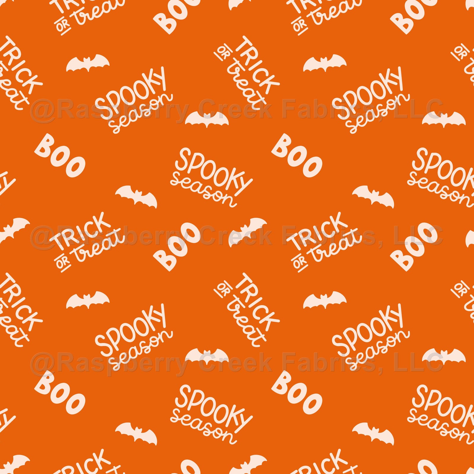 Halloween Trick or Treat Lettering in Burnt Orange