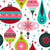 Mid-Century Modern Christmas / Holiday 2024 Colorful Retro Ornaments Image