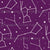 Space Girl - Constellations & Stars on Purple Image