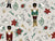 Nutcrackers Christmas on dove gray for kids clothing Image