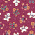 Christmas Gingerbread Men Cookies Toss on Warm Crimson Red Image
