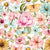 Penelope Colorful Watercolor Butterfly Floral on White Image