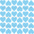 Blue Hearts Pattern, Romantic, Love Image