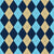 Argyle Pattern, Navy Blue Beige Blue, Black Stitching Image