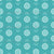 Retro Scandi Floral in Turquoise Wallpaper Image