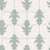 Ikat Oak Leaves Sage Green Warm White Stripes Botanical Japandi Wallpaper, Ikat Oak Leaves by Dawn K Designs Image