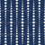 VERTICAL DOTTED STRIPES WITH OP ART EFFECT in navy blue. Bold modern Polka Dots as repeating circle motif with varied scale create a bold graphic look. Ideal for apparel, upholstery, gift wrap, interiors, sewing, and surface design projects. Image