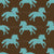 Turquoise Horses 2 Image