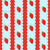 Sweet Lace Strawberry Stripes in Red and Blue Image