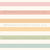 Pastels Multicolored Rainbow and Cream Awning Horizontal Cabana Stripes Image