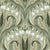 Lily of the Valley Art Nouveau Sage Green Botanical Floral Wallpaper Image