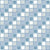 Chequered Lace Pattern_Blue Image