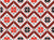 Slavic Embroidery, Balkans Traditional Ethnic Pattern, Red and Black Image