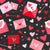 Love Letters Valentine's Day Pink and Black Image