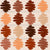 Regularly arranged hand-drawn wavy brushstrokes in earthy shades of brown from Earthy Tone Wavy Designs collection Image