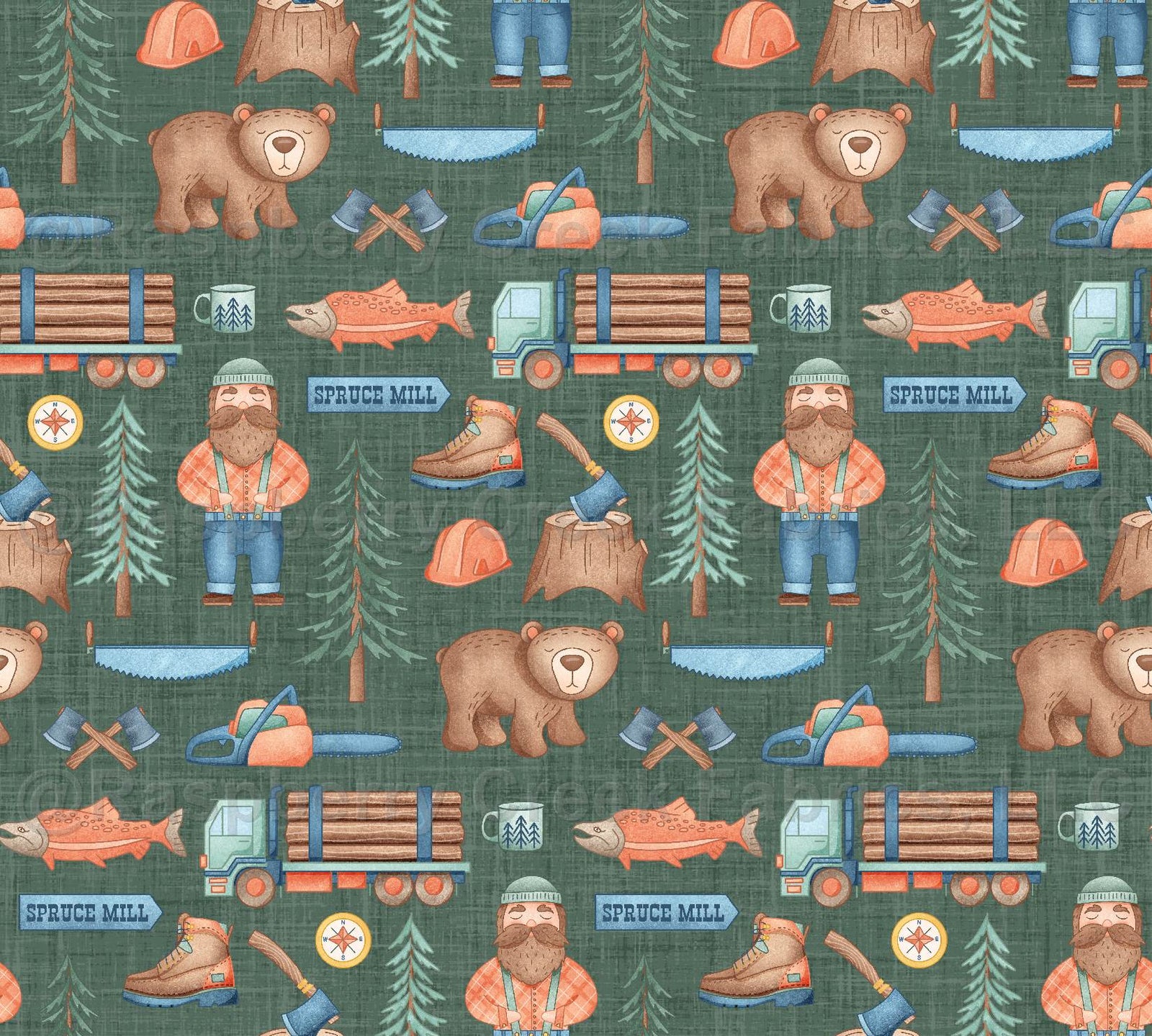 Alaska Lumberjack Dark Green