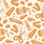 Pastels Orange and Cream Arts Crafts Teacher Back to School Classroom Image