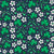 Shamrock Daisy Floral in Navy Image