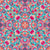 Juicy colors ornamental pattern , chalk drawn in turquise, orange, crea, pink and peach. Image
