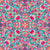 Juicy colors ornamental pattern , chalk drawn in turquise, orange, crea, pink and peach. Image