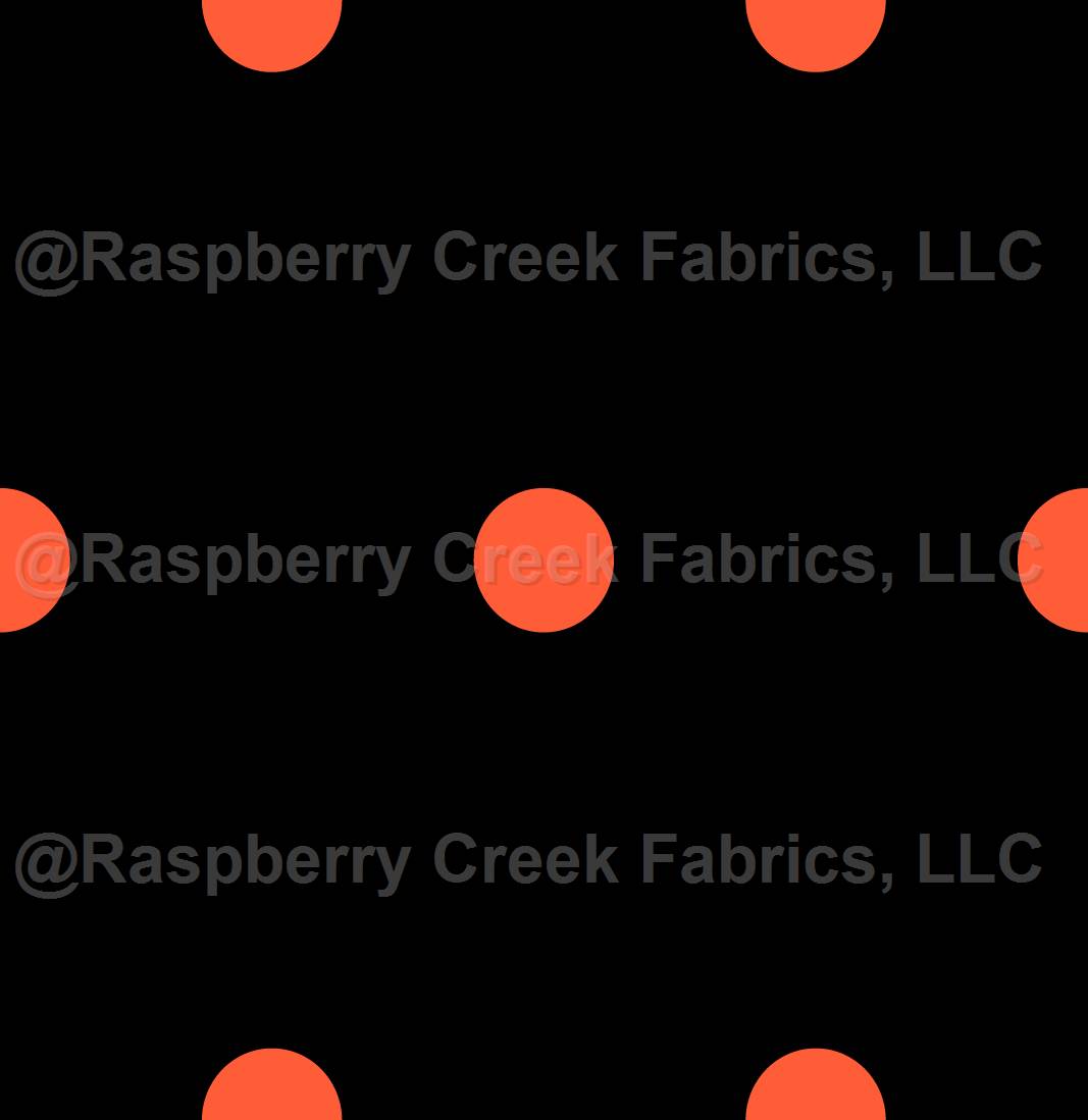 Reddish Orange Dots on Dark Gray