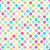Pastel Rainbow Dots Coordinate for Easter Peeps Image