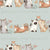 Kitty Love Cat Stripe Baby Mint Image