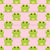 Cute Cartoon Frogs on Pale Pink Wallpaper Image
