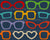 Colorful Eyeglasses on Navy Image