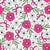 Coquette Meadow Wildflower Floral in Raspberry Pink Image