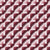 Burgundy on cream riveted square metal plates in a gradient Industrial texture with metallic shine effect, for steampunk, modern décor, costumes, cosplay, quilting, unique fabric accents and projects. Image