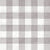 Faux Linen PRINTED Textured Gingham Grey Image