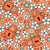 Showgirl TS12 Orange Locks Stars Daisy Flowers Image