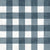 Faux Linen PRINTED Textured Gingham Slate Image