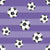 Soccer Balls On the Striped Purple Girls Soccer Field Image