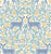 Floral Fawn (Periwinkle, Yellow, Cream, Teal, Turquoise) (LARGE 12-48