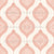 Pastel Red and Cream Christmas Ornaments Soft Monochrome Ogee Dots Image