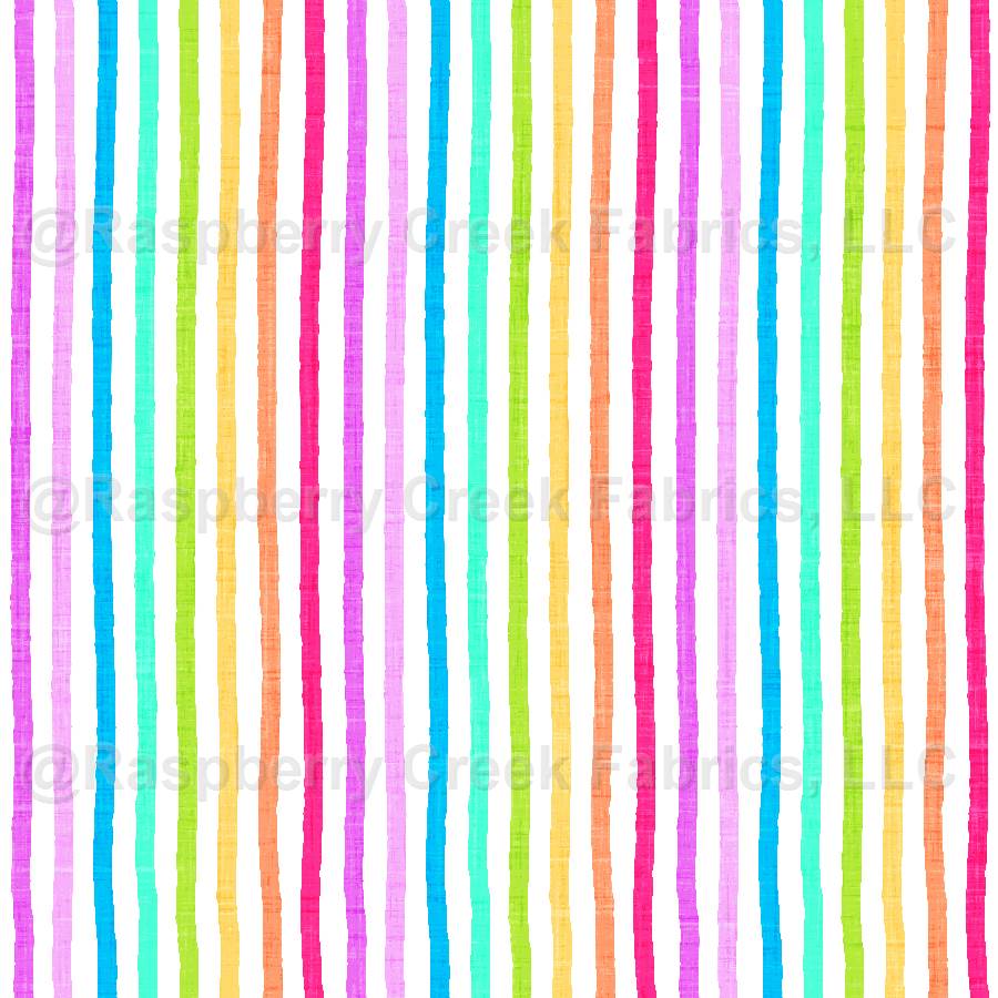 Aloha Pin Stripe Rainbow