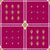 Double windowpane diamond square checks – diamond casino collection – burgundy red gold white– big fabric projects, cheater quilts, eyecatcher, hight contrast, dining room Image