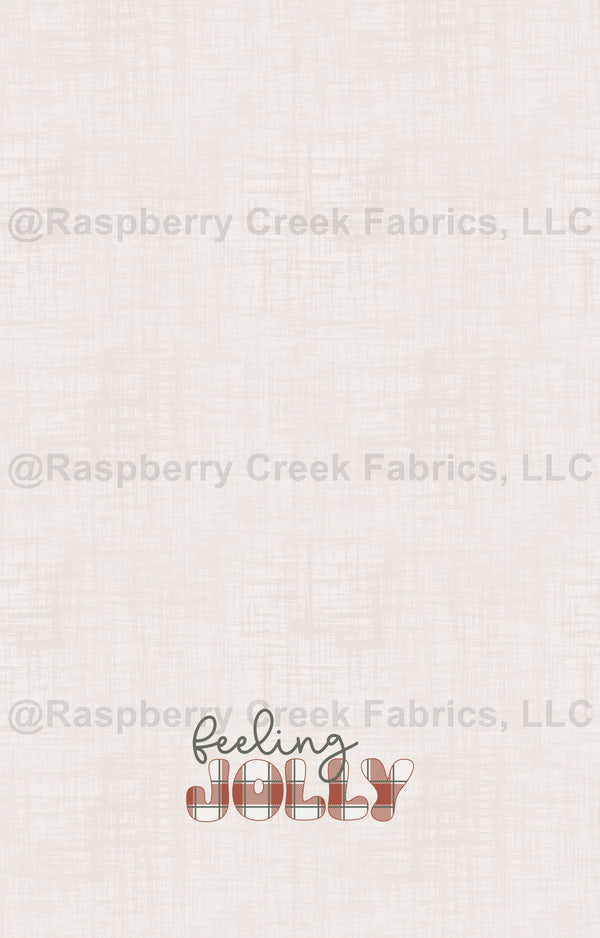 Tea Towel Panel- Feeling Jolly - Raspberry Creek Fabrics