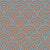 Mocha Mousse Blue Gray Scalloped Circles - Pantone Color of the Year 2025 Image