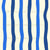 Wavy Hand Drawn Organic Cabana Stripes in Cobalt Blue and Azure Image