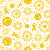 Yellow Awareness Ribbons Smiley Faces Daisy Flowers on White Image
