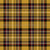 ★ MUSTARD YELLOW TARTAN ★ Fabric / Collection : Plaid’s Not Dead – Classic Punk Prints By Borderlines Image