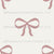 Cuddle Bows in Dusty Rose on Soft White, Rockabye Meadow Collection by The Enchanted Easel Image