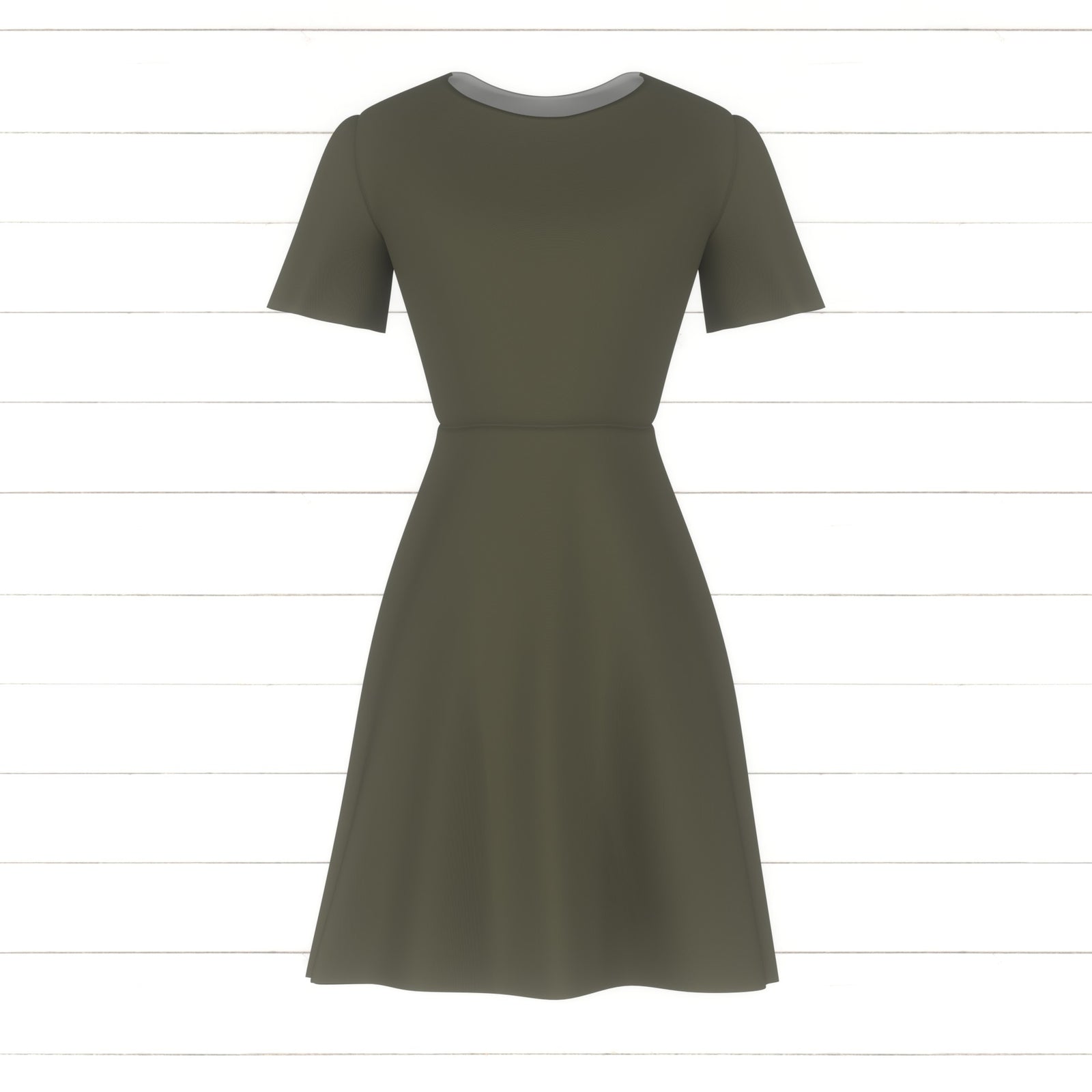 Solid Dark Olive Green